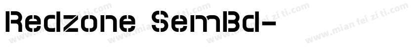 Redzone SemBd字体转换